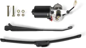 12V UTV Electric Windshield Wiper Motor Kit Compatible with Mule TERYX Ranger RZR RTV UXV General Pioneer Rhino Maverick X3