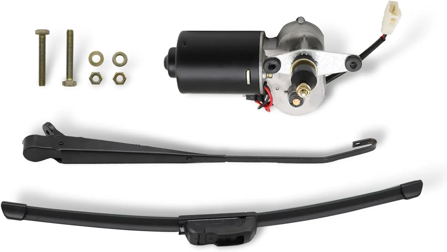 12V UTV Electric Windshield Wiper Motor Kit Compatible with Mule TERYX Ranger RZR RTV UXV General Pioneer Rhino Maverick X3