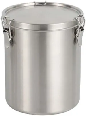 1PC Stainless Steel Tea Can, Sealed Storage Can Suitable For Outdoor Camping, Fishing Or Home Use(2500ml)