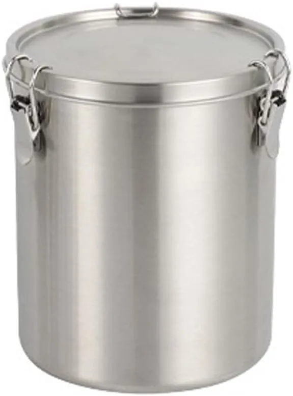 1PC Stainless Steel Tea Can, Sealed Storage Can Suitable For Outdoor Camping, Fishing Or Home Use(2500ml)
