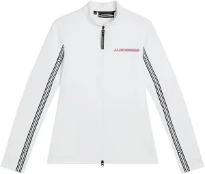 2023 J.Lindeberg Women Wildcat Full Zip Mid Layer Golf Jacket White X-Small