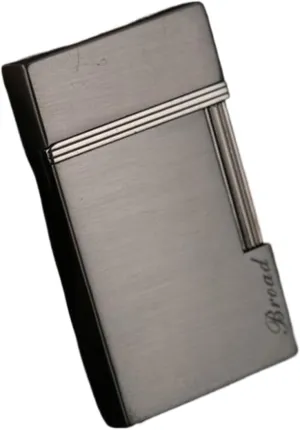 2024 Side Dial Igniter, Flip Top Lighter, Adjustable Soft Flame Refillable Gas Gadget, Grinding Butane Gas Flint Bright Metal Cigar Lighter, for Smoking Men (Color : E)