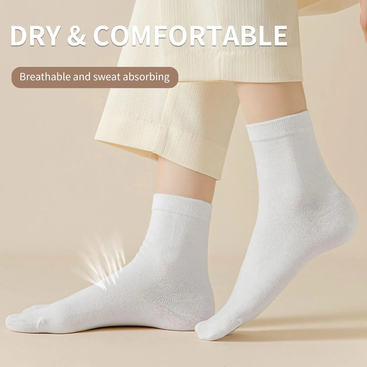 3 pairs Flip Flop Socks Tabi Socks Split Toe Socks Elastic Sandals Sock for Man and Woman Tabi Shoe Crew Socks