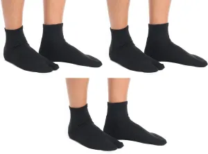 3 V-Toe Thicker Split Toe Tabi Socks Flip-Flops Sandals sneakers Mens Womens Mini-Crew
