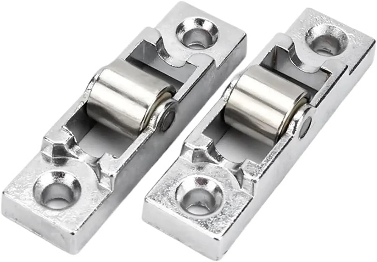 4pcs Zinc Alloy Flat/Concave Wheel Slide Doors Window Pulley U-Type Ball Bearing Wheel Roller Plastic Steel Hardware Accessories(Concave Wheel)
