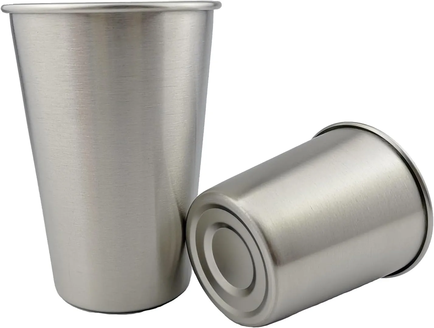 500ML Outdoor Portable Milk Mug Beer Mug 304 Stainless Steel Water Cup(4PCS)