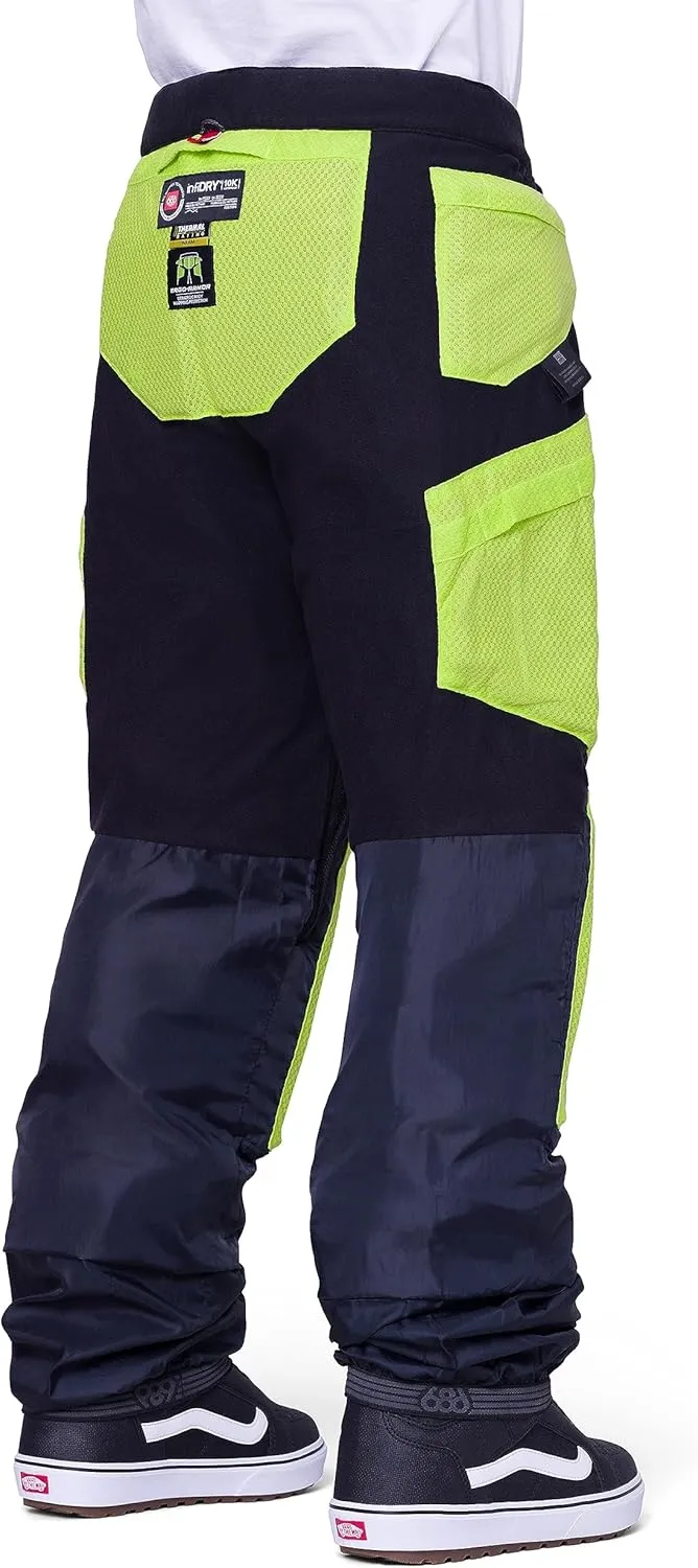686 Men's Progression Insulated Padded Pant V2 - Thermal Clothing with Armor & Foam Padding - Water & Weather Resistant