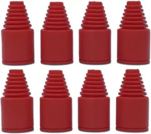 8pcs Axle Boot Set for Wicked Edge Ball Joints Hpi Baja Rovan 5B 5T 5Sc King Motor Redcat Rampage Mt v3,22 x 47mm Red