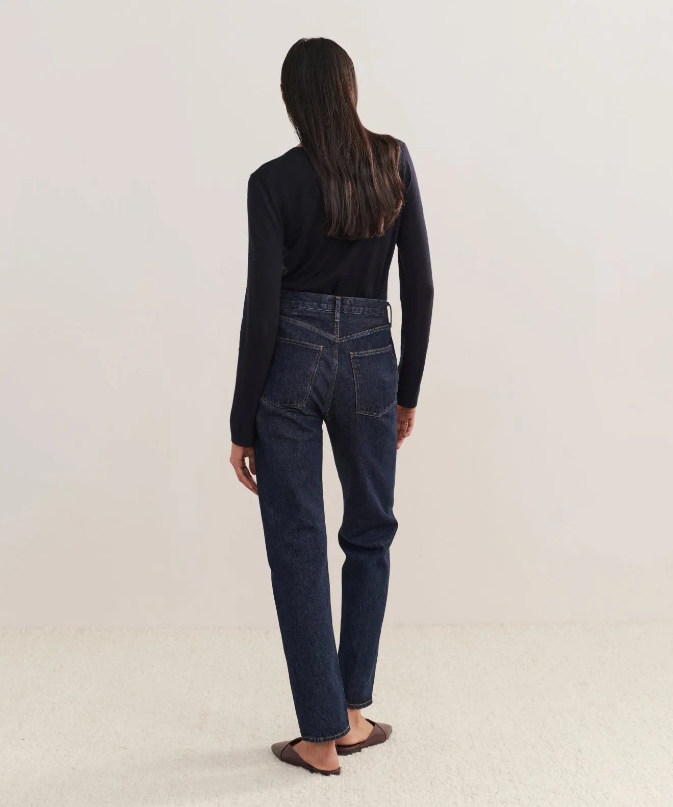 90's Pinch Waist Long Jean