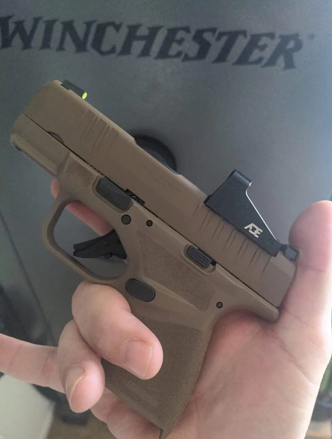 ADE Spike Red Dot for RMS/RMSC Footprint Optics Ready Pistol Such as Canik TP9 Elite SC,Mete SFT,Sig Sauer P365XL/P365X,Ruger Max-9,Glock 43 MOS/48 MOS,Springfield Hellcat PRO-FDE/TAN Body Color
