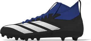 adidas Men's Adizero Impact.2 American Football Sneaker, Black/White/Team Royal Blue, 13
