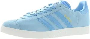 adidas Men's Gazelle Sneaker, Clear Blue/Light Blue/Off White, Size 11
