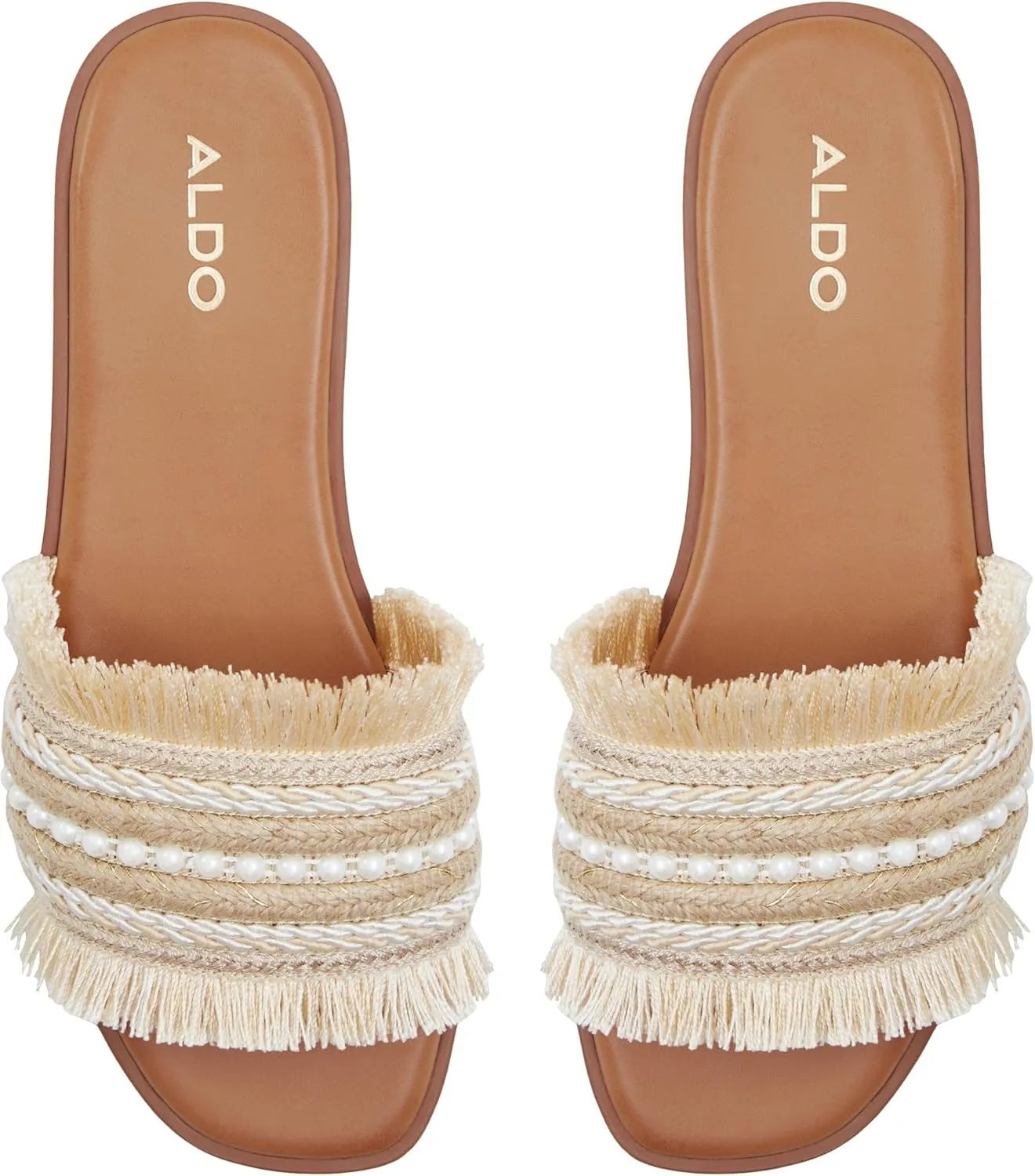 ALDO Women's Fringy Slide Sandal
