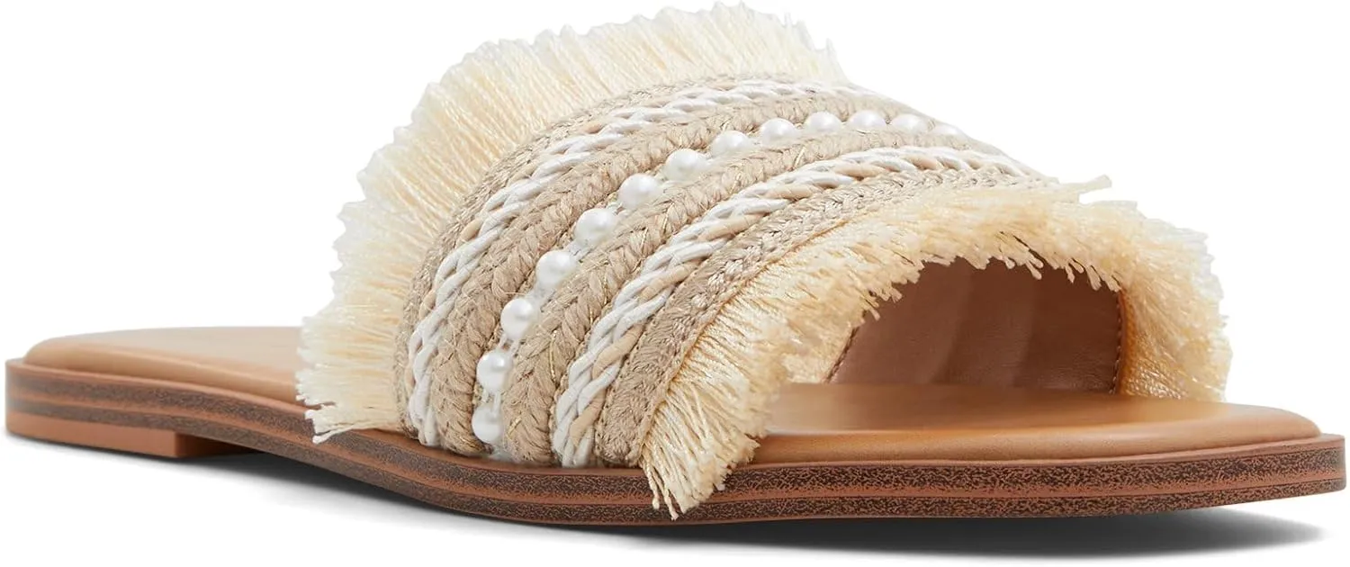 ALDO Women's Fringy Slide Sandal
