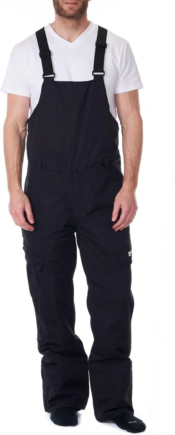 Alpine Swiss Men’s Insulated Snow Bib Overalls Waterproof Winter Ski & Snowboard Pants with enhanced technical features