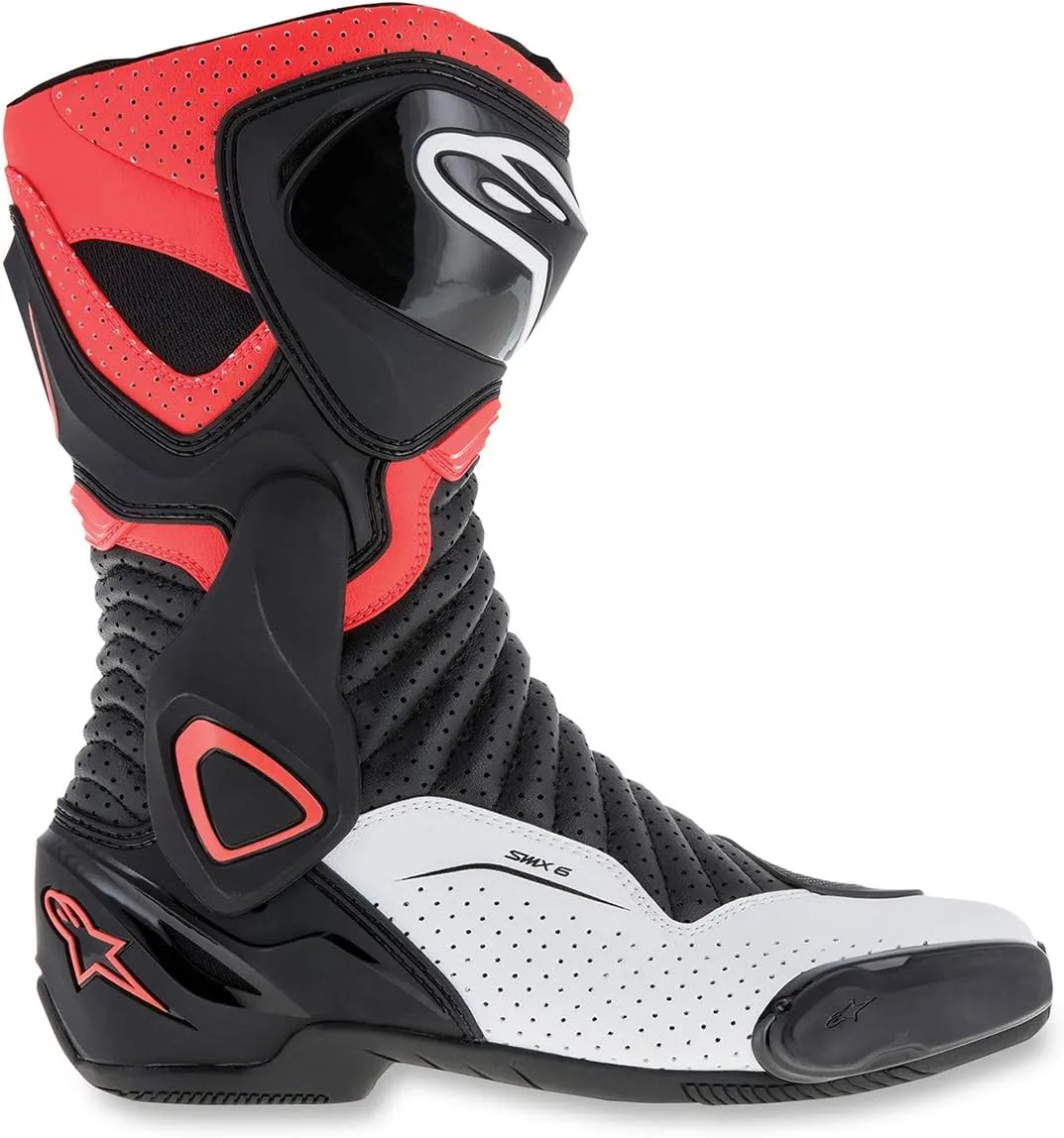 Alpinestars SMX-6 v2 Vented Boots (36) (BLACK/RED/WHITE)