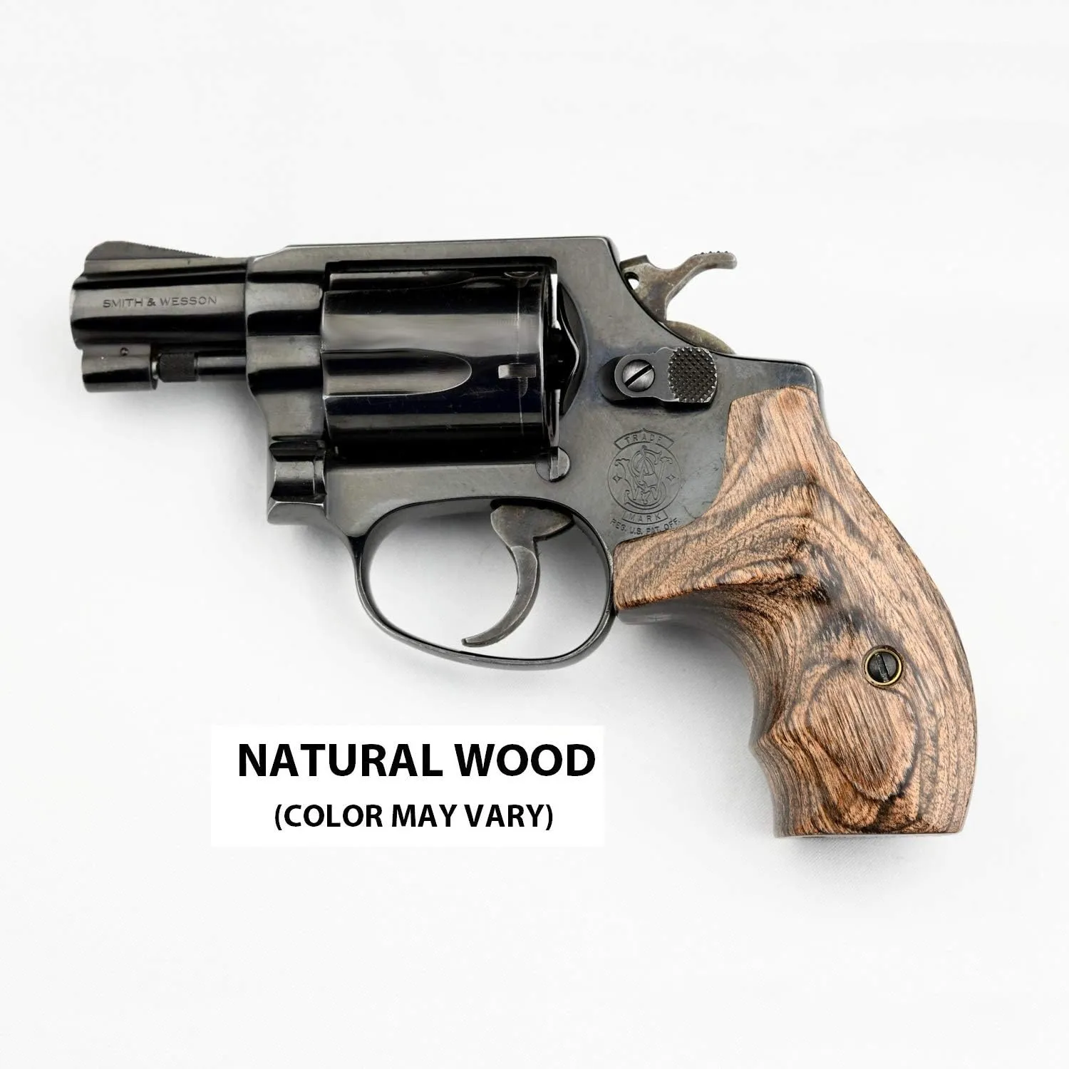 Altamont - S&W J Round Revolver Grips - Boot - Real Wood Gun Grips fit Smith & Wesson J Frame Round Butt .38 Special and 9mm Revolvers - Made in USA