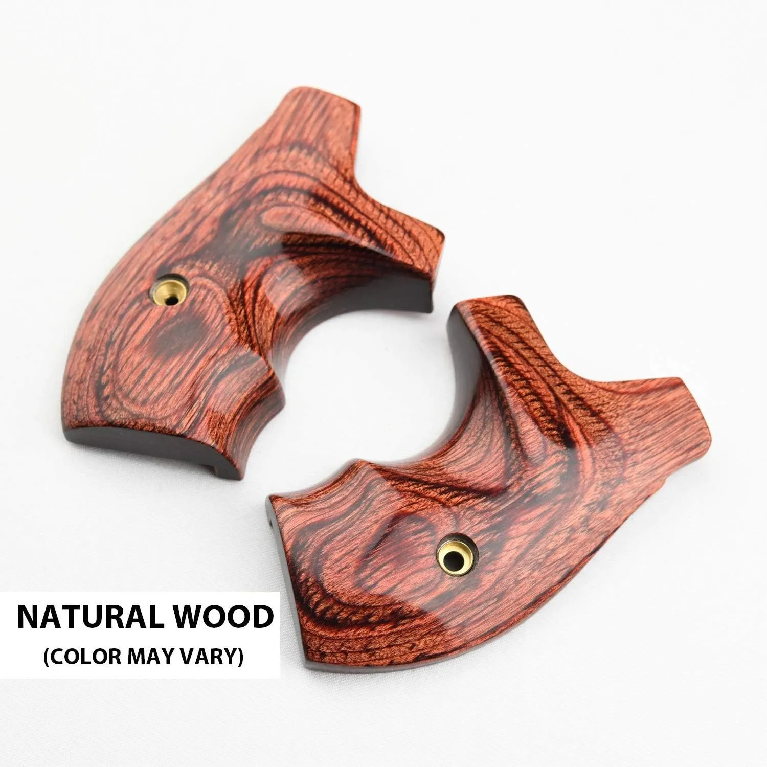 Altamont - S&W J Round Revolver Grips - Boot - Real Wood Gun Grips fit Smith & Wesson J Frame Round Butt .38 Special and 9mm Revolvers - Made in USA