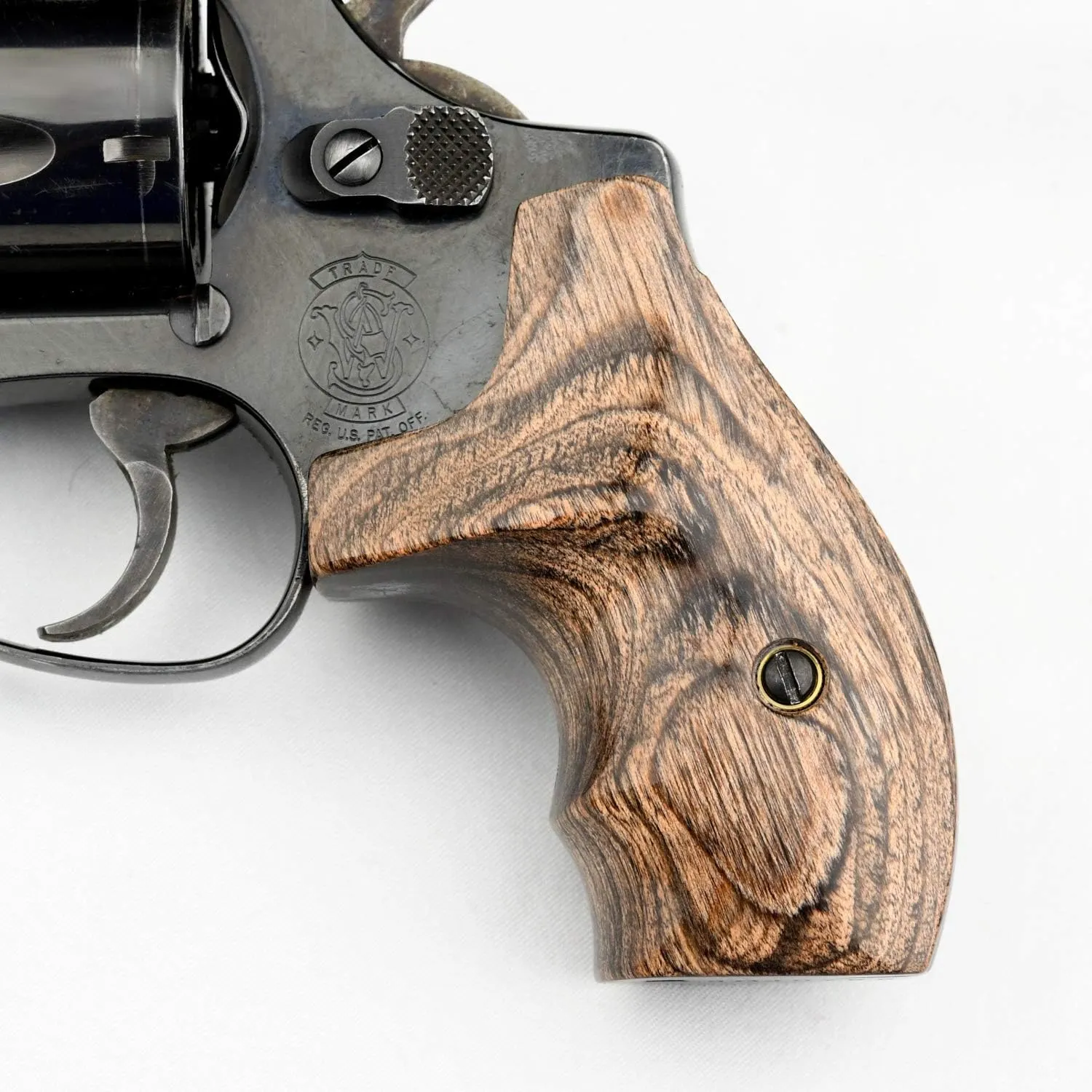 Altamont - S&W J Round Revolver Grips - Boot - Real Wood Gun Grips fit Smith & Wesson J Frame Round Butt .38 Special and 9mm Revolvers - Made in USA