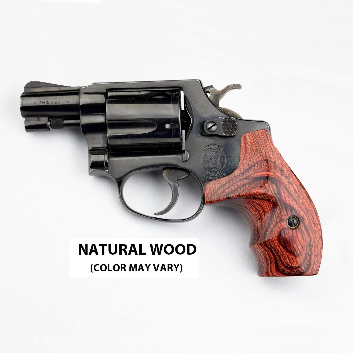 Altamont - S&W J Round Revolver Grips - Boot - Real Wood Gun Grips fit Smith & Wesson J Frame Round Butt .38 Special and 9mm Revolvers - Made in USA
