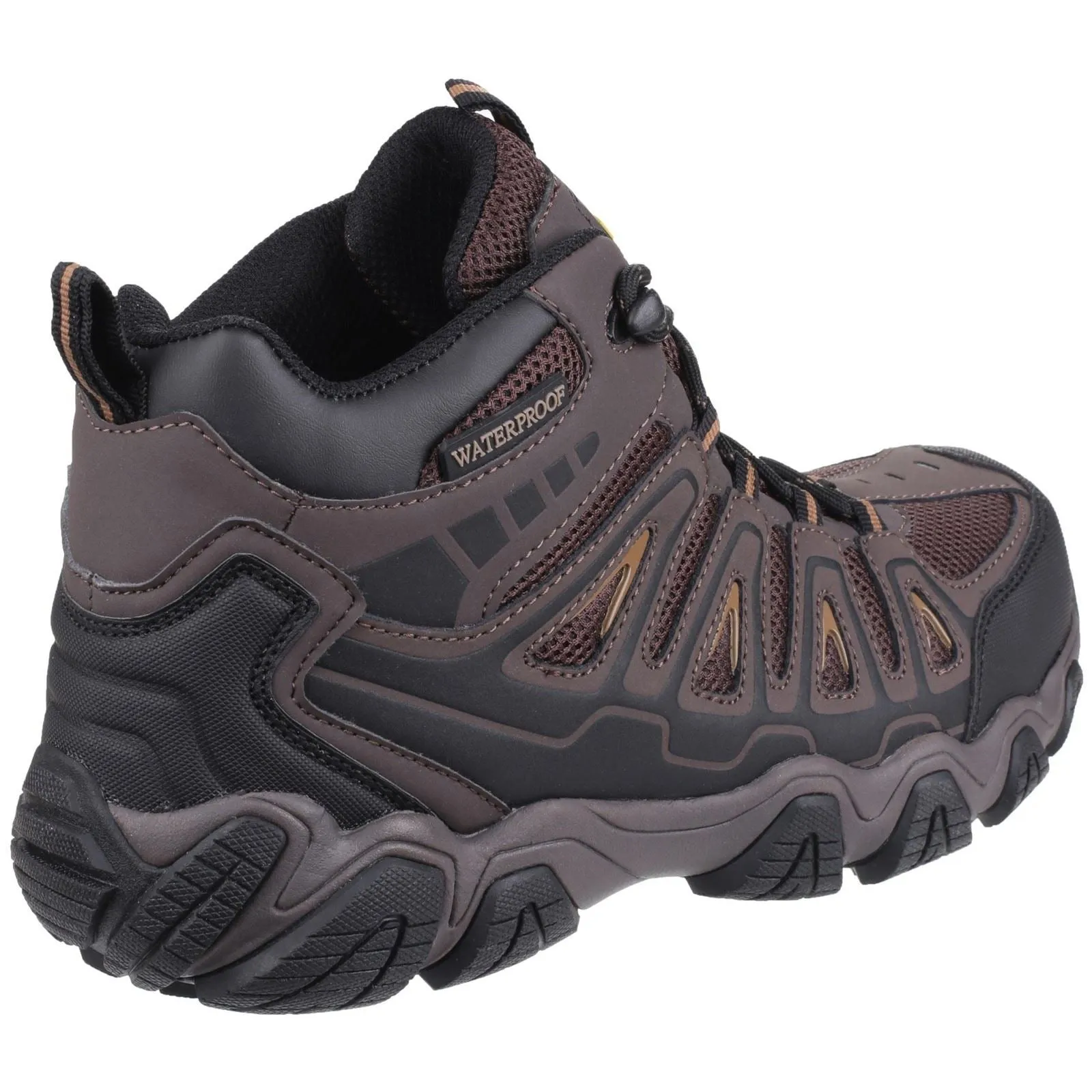 Amblers Safety Men's AS801 Rockingham Waterproof Non-Metal Safety Hiker in Brown