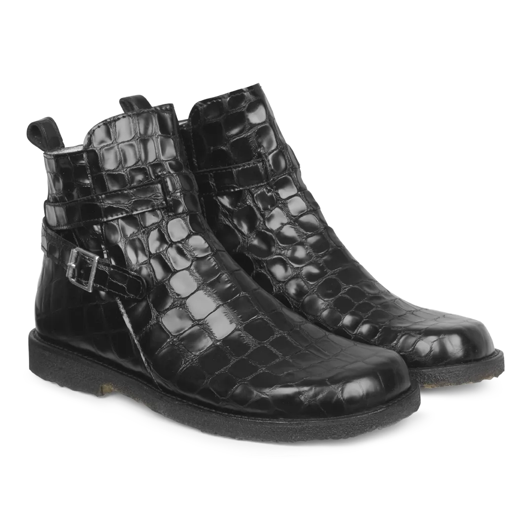 Ancle boot with wide fit
