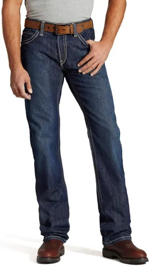 ARIAT Flame Resistant M4 Low Rise Basic Boot Cut Jean – Men’s Durable Work Jeans Shale