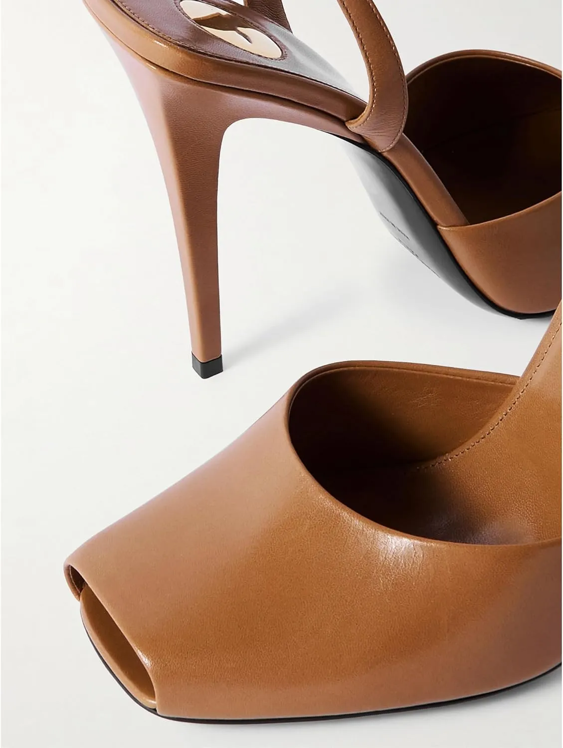 Arqa Womens Stilleto Sandals Covered Square Open Toe Pumps Adjustable Ankle Strap Office Party Dressy Shoes Summer Sexy Elegant 4.1 IN Heels