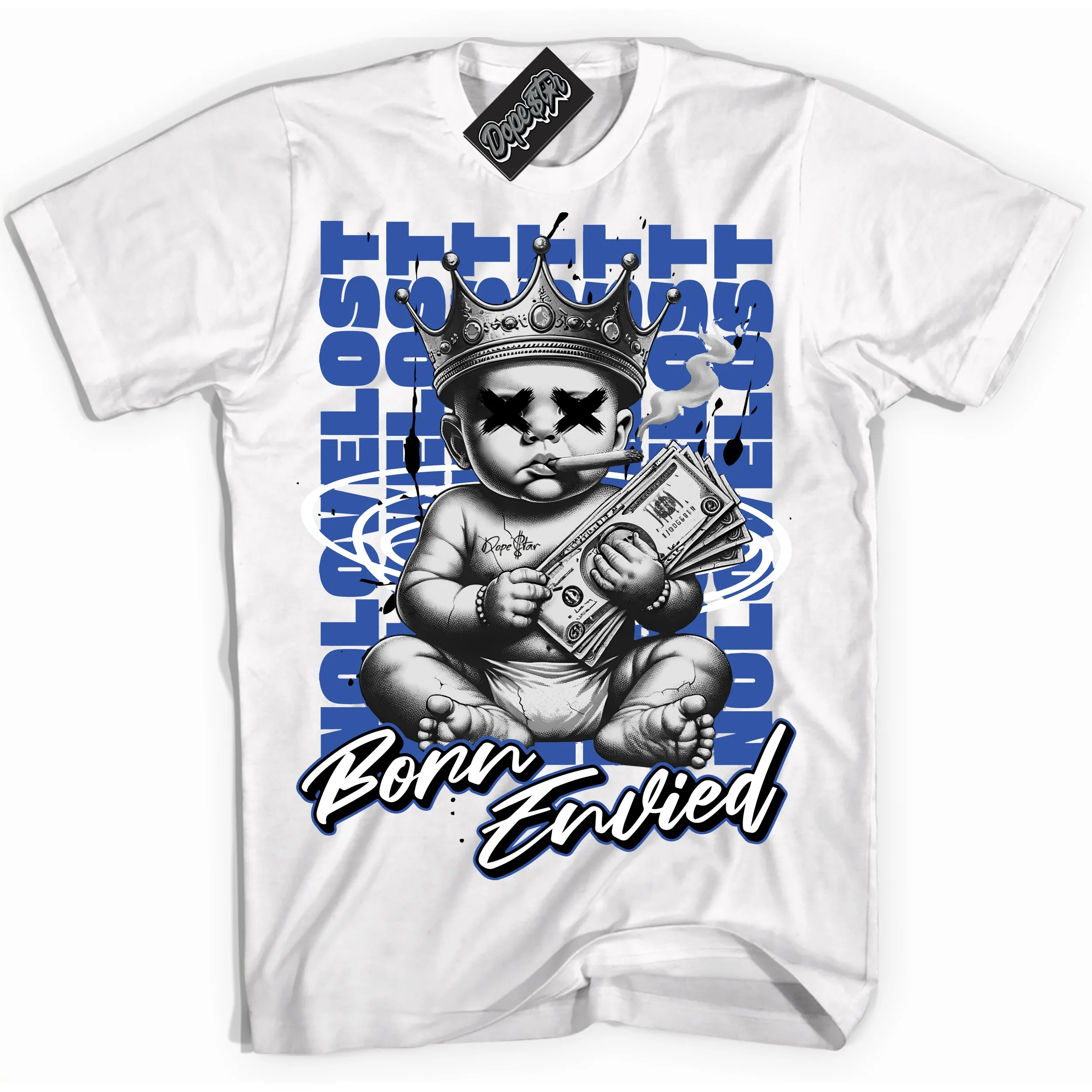 Astronomy Blue Dunk Sneaker Shirt Born Envied Graphic
