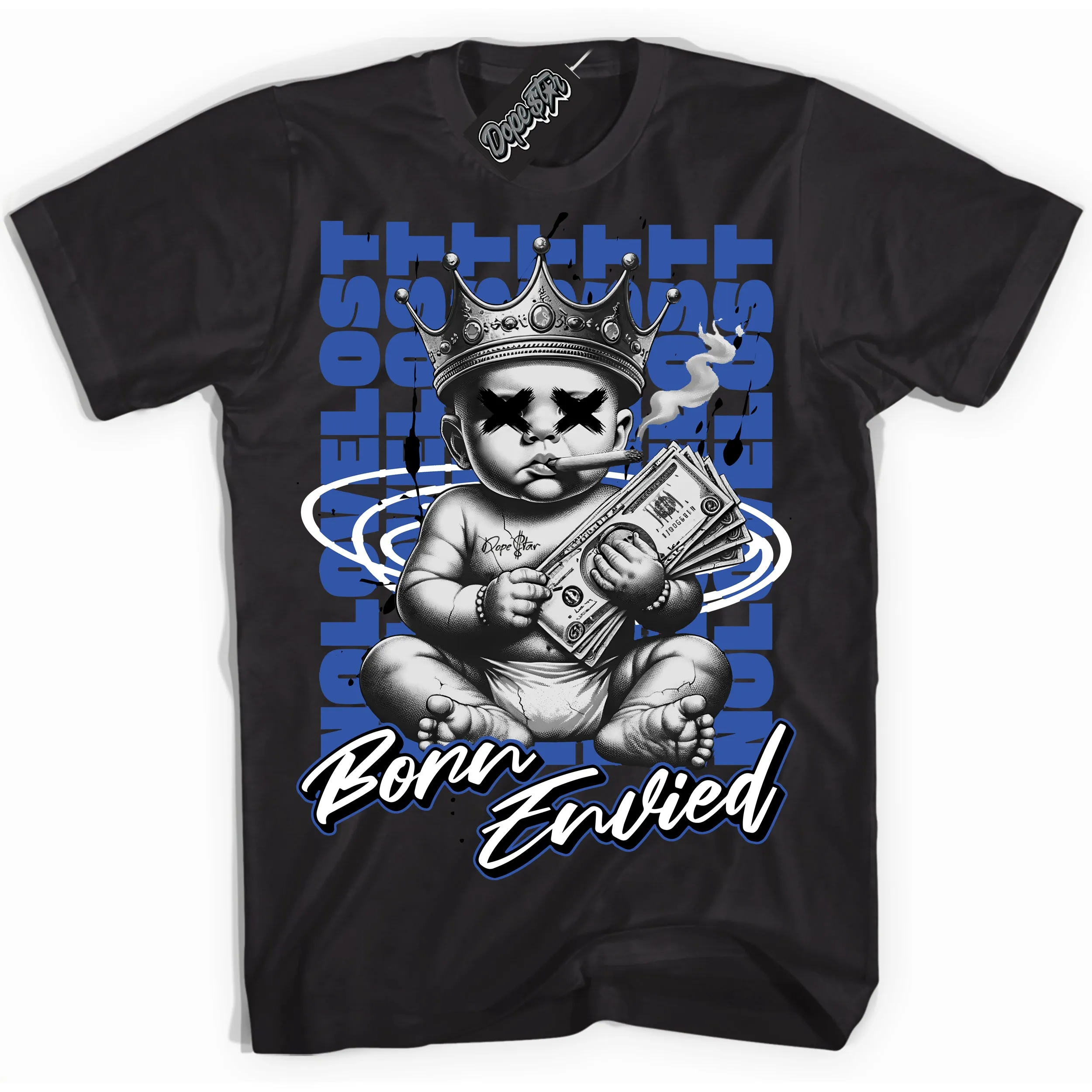 Astronomy Blue Dunk Sneaker Shirt Born Envied Graphic