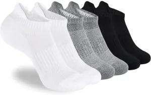 ATBITER Womens Ankle Socks 6 Pairs Cushioned Running Athletic No Show Socks With Tab