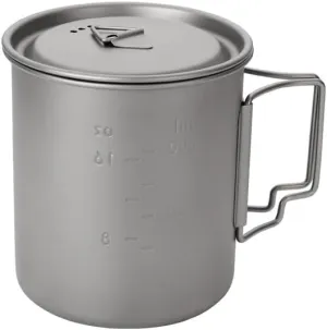 AYULL Pure Titanium Mug Outdoor Camping Foldable Coffee Mug(750ML)