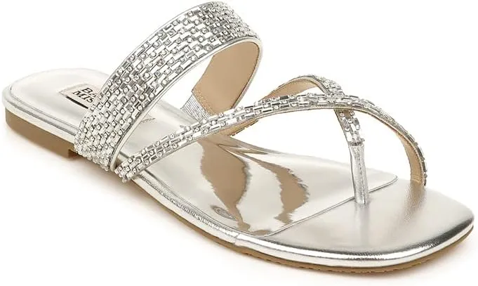 Badgley Mischka Women's Flat Sandal, Slide