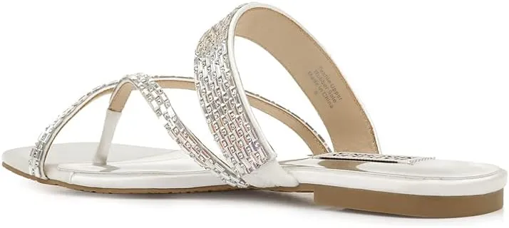 Badgley Mischka Women's Flat Sandal, Slide