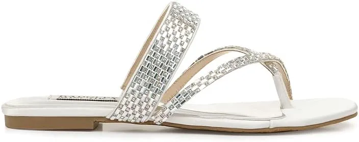 Badgley Mischka Women's Flat Sandal, Slide