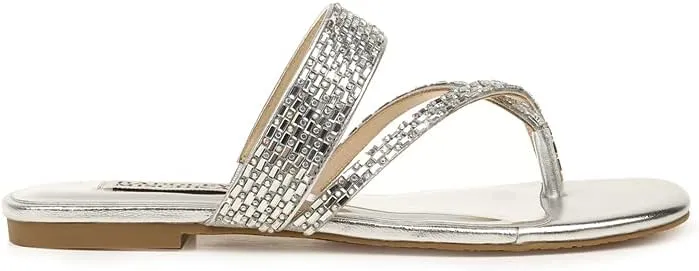 Badgley Mischka Women's Flat Sandal, Slide