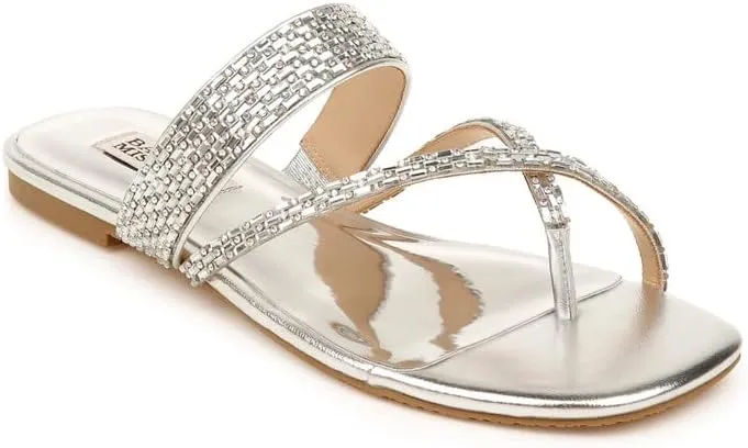 Badgley Mischka Women's Flat Sandal, Slide