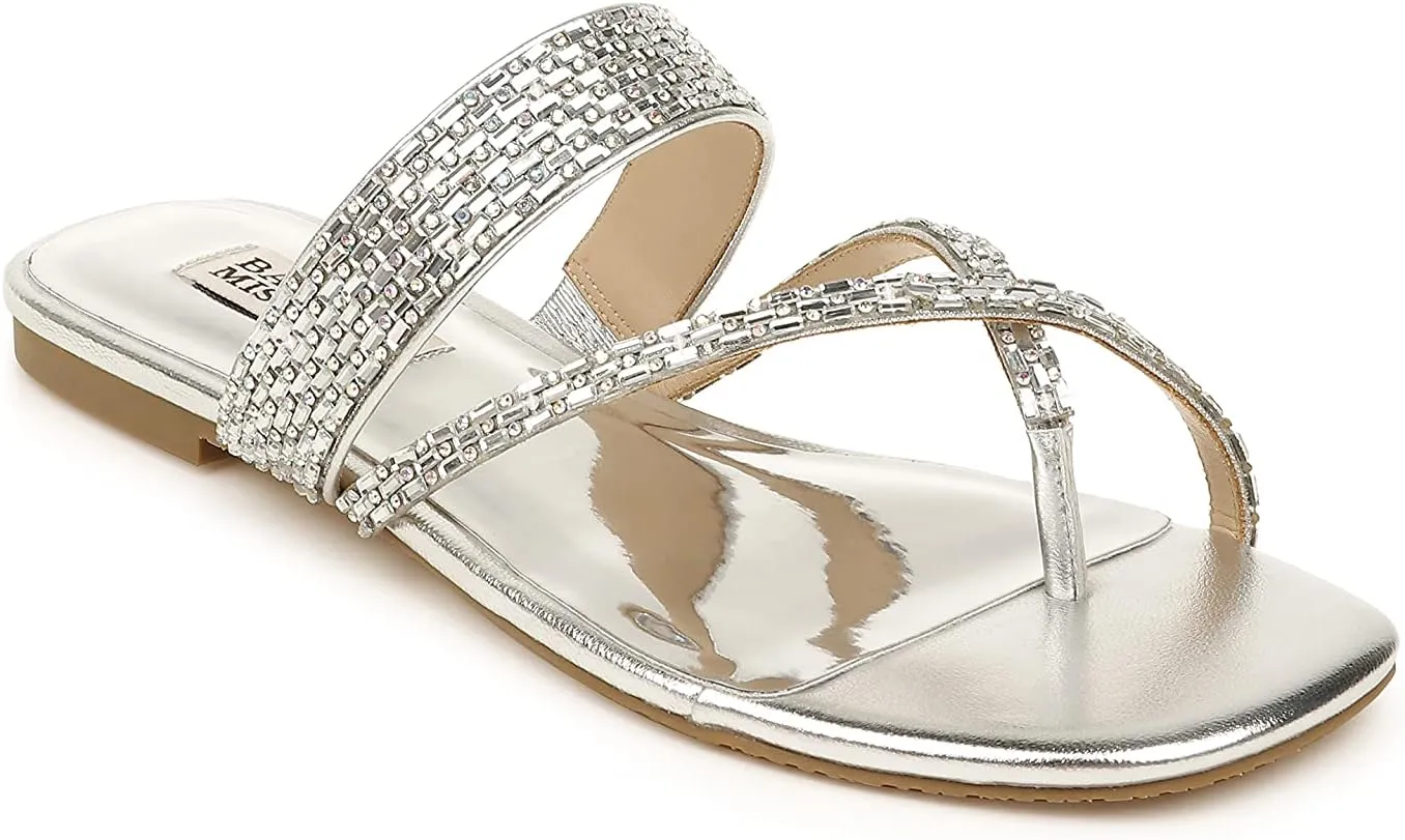 Badgley Mischka Women's Flat Sandal, Slide