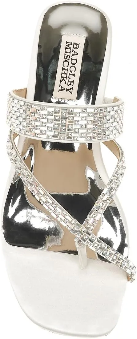 Badgley Mischka Women's Flat Sandal, Slide