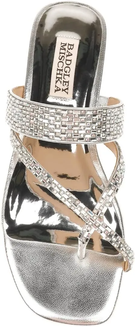 Badgley Mischka Women's Flat Sandal, Slide