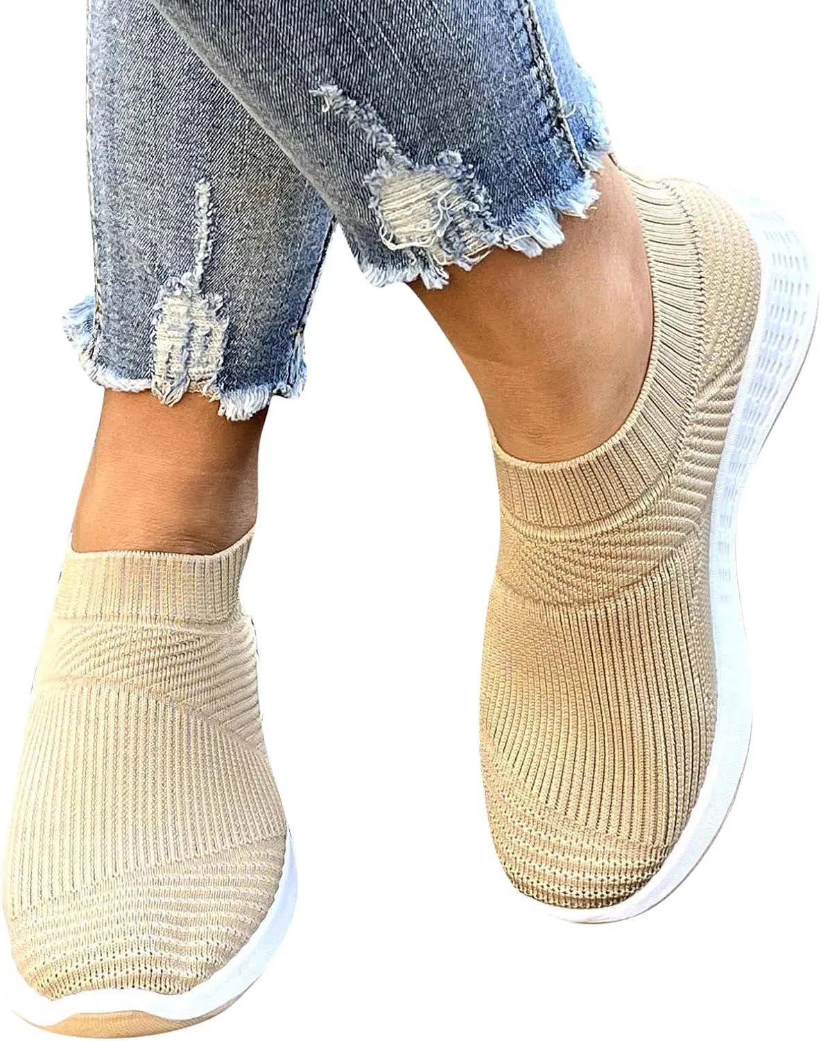 Bamboo Store Flat Sneakers for Women Wide Width Trainer Fitness Sneakers Mesh Women Shoes Womens Running Sneakers Size 11