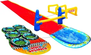 BANZAI Aqua Blast Obstacle Course Slide