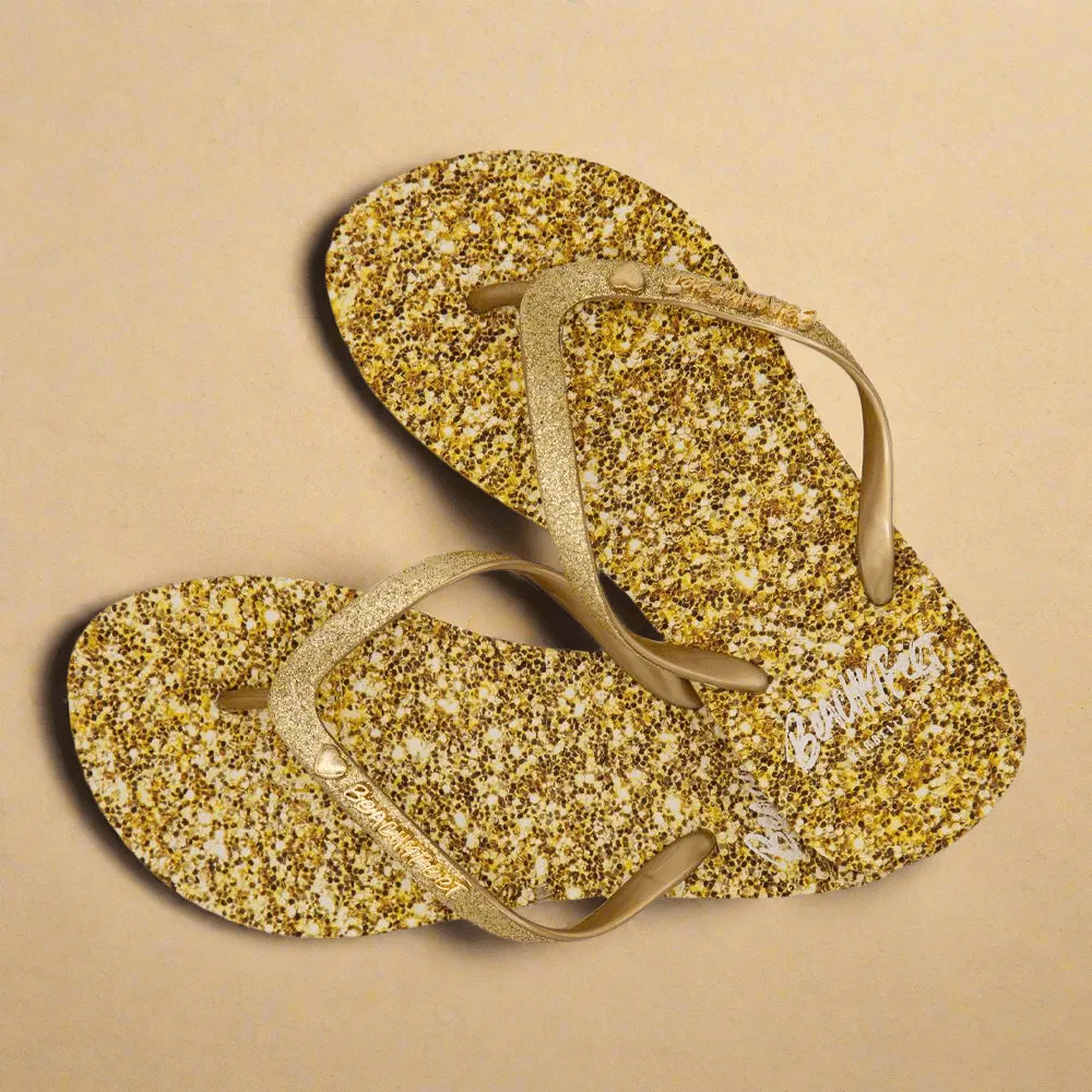 BeachyFeet® - Golden Shimmer