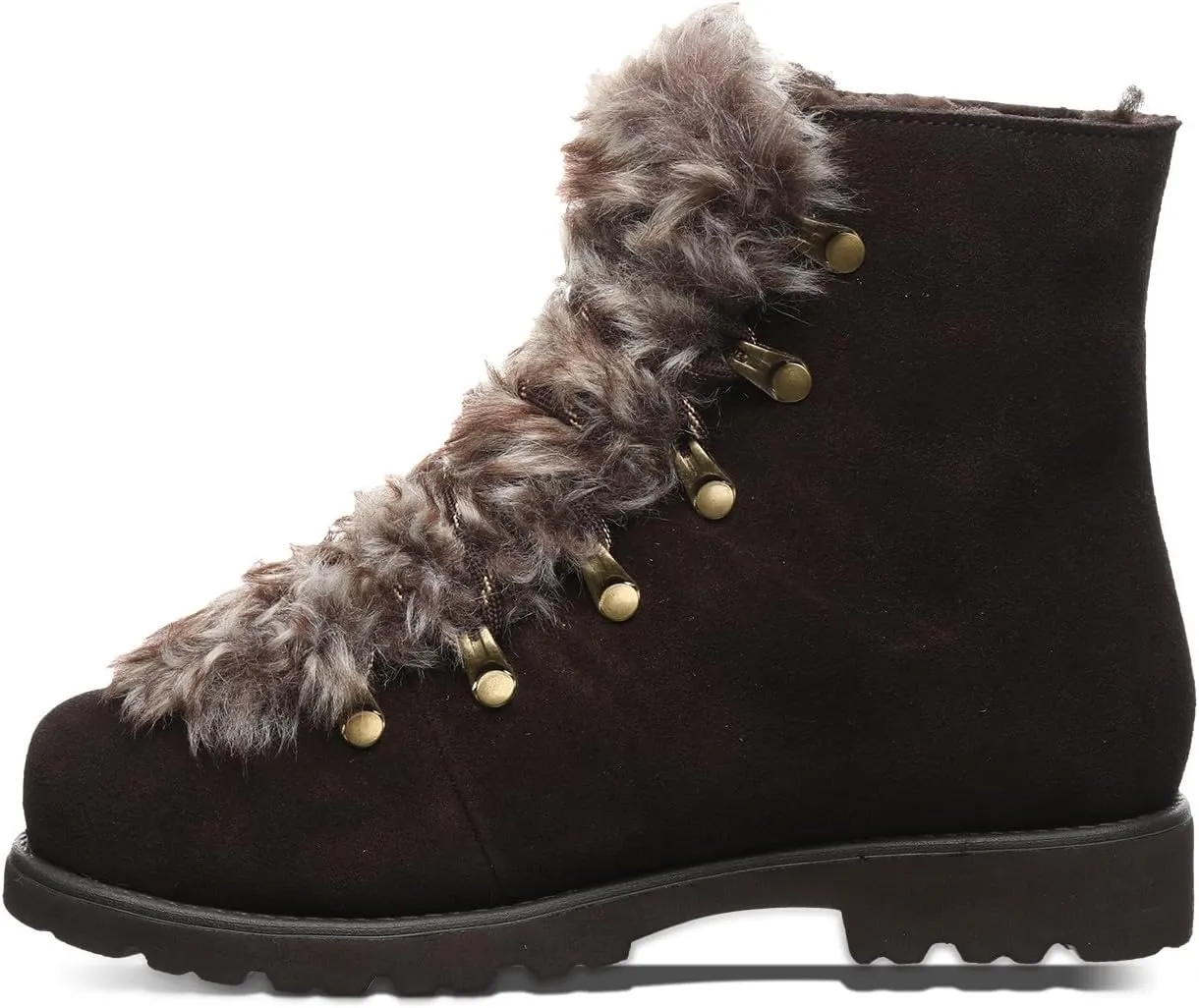 BEARPAW Women's Alisa Classic Suede Boot | Lightweight Lace-Up Boot