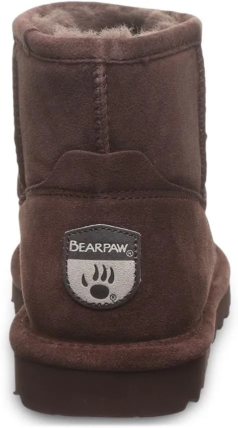 BEARPAW Women's Alyssa Multiple Colors | Women's Ankle Boot | Women's Slip On Boot | Comfortable Winter Boot