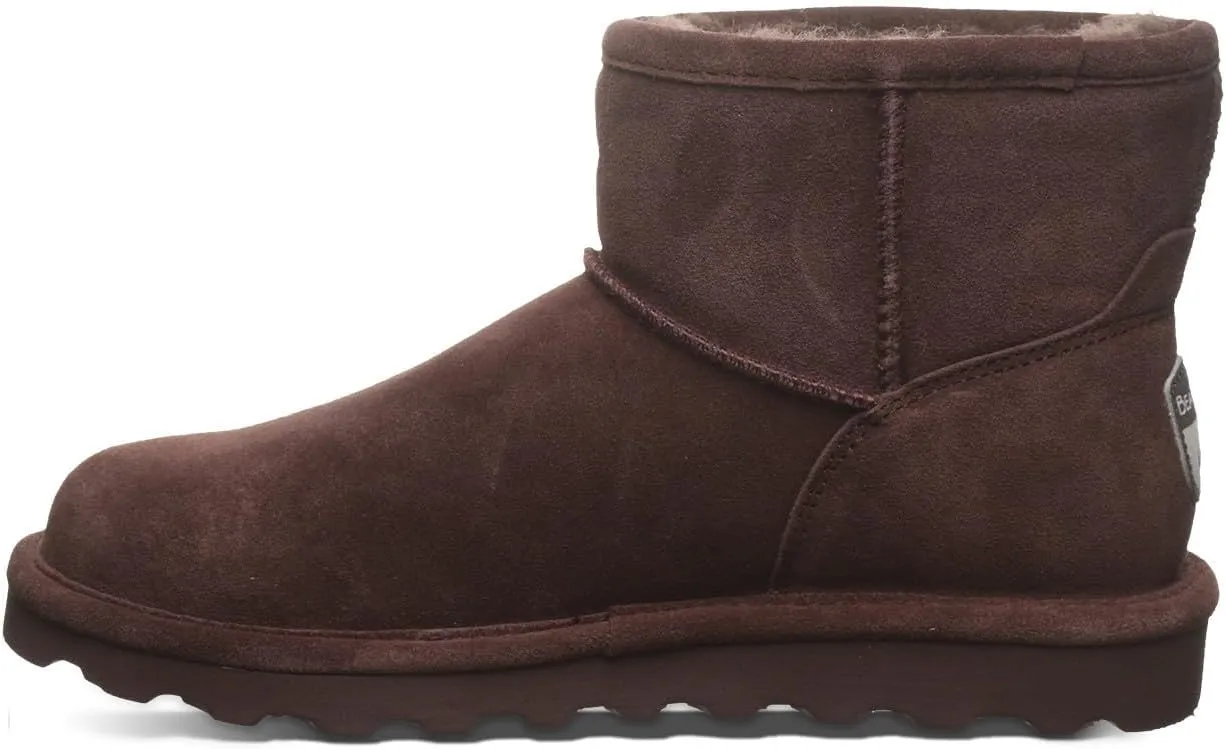 BEARPAW Women's Alyssa Multiple Colors | Women's Ankle Boot | Women's Slip On Boot | Comfortable Winter Boot