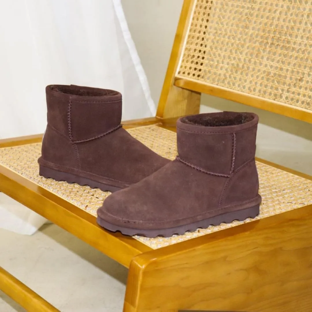 BEARPAW Women's Alyssa Multiple Colors | Women's Ankle Boot | Women's Slip On Boot | Comfortable Winter Boot