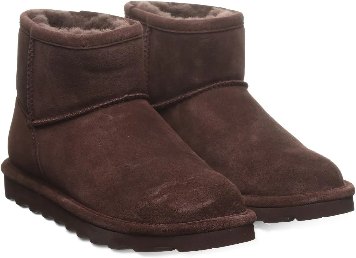 BEARPAW Women's Alyssa Multiple Colors | Women's Ankle Boot | Women's Slip On Boot | Comfortable Winter Boot