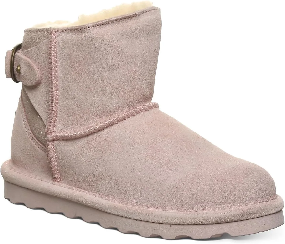 BEARPAW Women's Betty Youth Multiple Colors | Youth 's Ankle Boot | Youth 's Slip On Boot | Comfortable Winter Boot