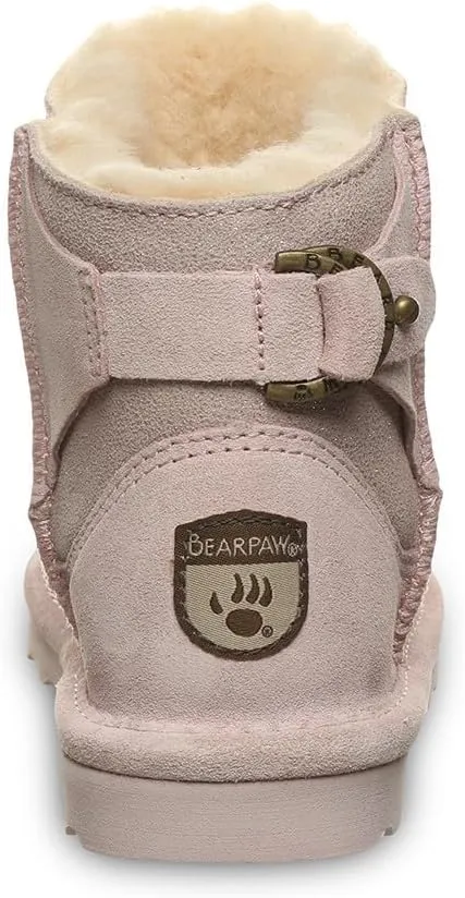 BEARPAW Women's Betty Youth Multiple Colors | Youth 's Ankle Boot | Youth 's Slip On Boot | Comfortable Winter Boot